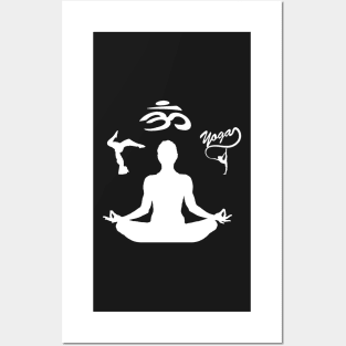 Yoga lifestyle shirt Posters and Art